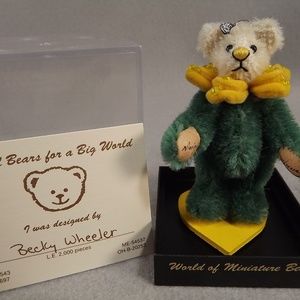 Marigold Clown Miniature Bear Artist Becky Wheeler